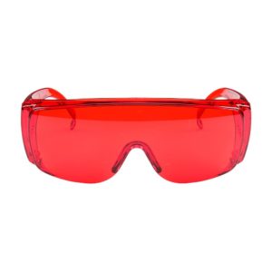 FoxFury poly-carbonate forensic goggles red